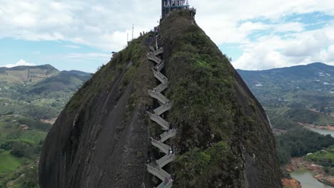 La-piedra-del-penol-in-guatape-medellin-colombia-in-summer-drone-shot