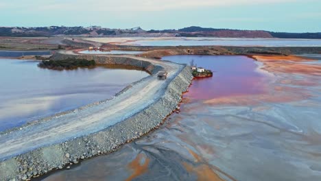 Colorful-textures-on-sandy-terrain-at-mine-site-in-Huelva