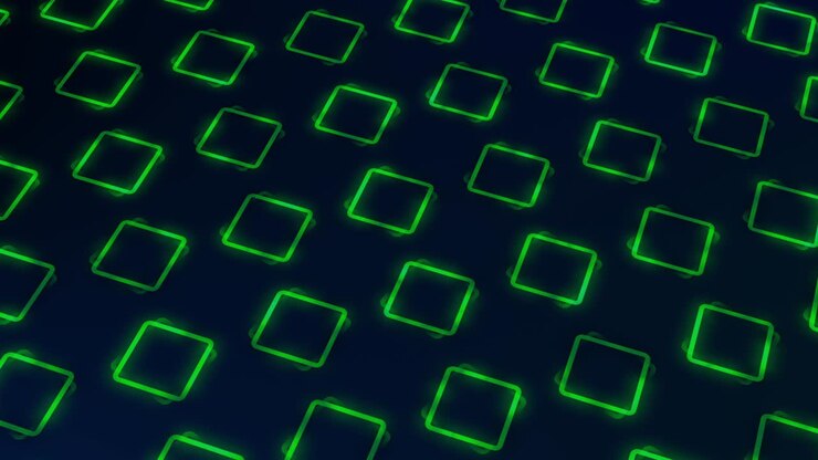 Abstract Green Brick Background (Loopable)