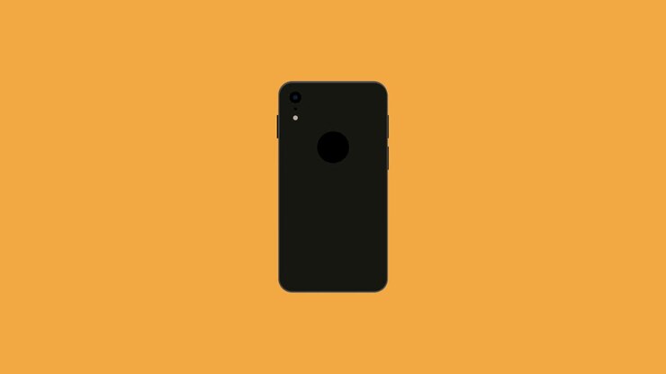smartphone con schermo verde ruota sullo sfondo
