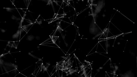 abstract global connections plexus network background animation