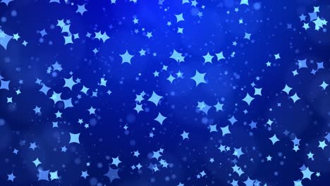 blue star background