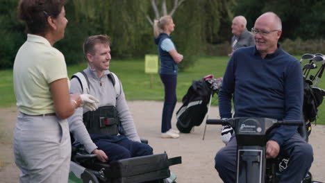 people playing golf