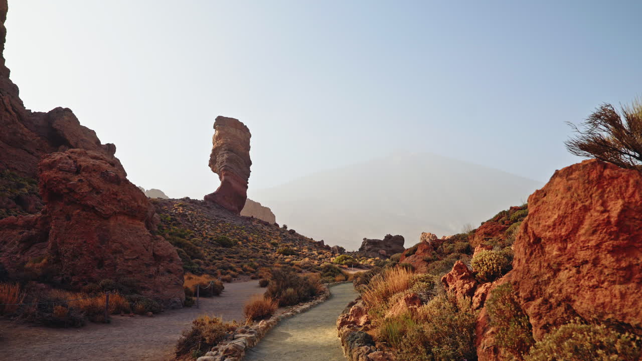 Panoramic view of El Teide National Park.
Volcanic landscape, Tenerife, Canary islands, Spain.
