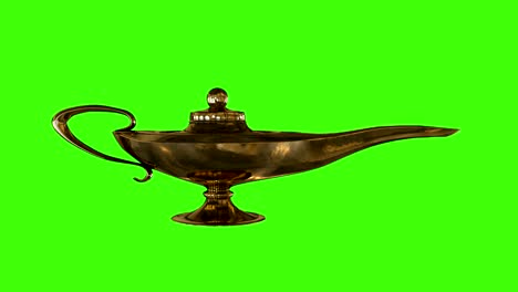 magic lamp blowing animation