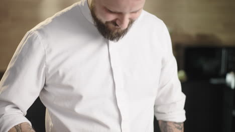 chef preparing food in the kitchen