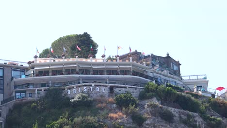 hotel bristol overlooking sorrento's scenic landscape