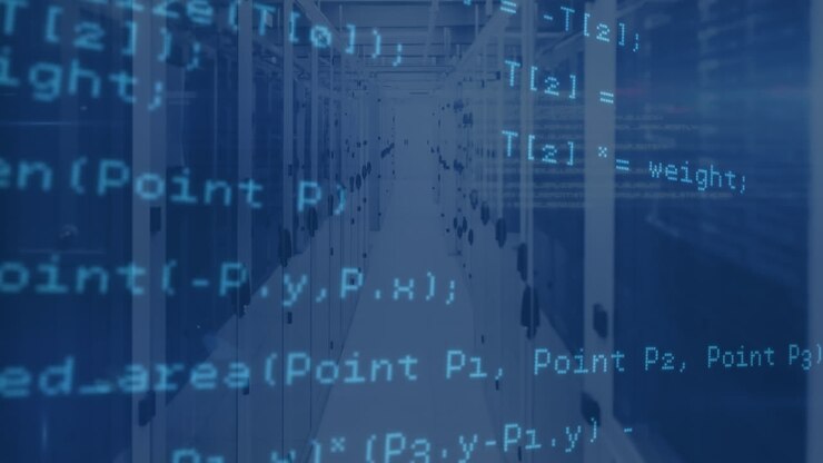 Animation of data processing over computer servers