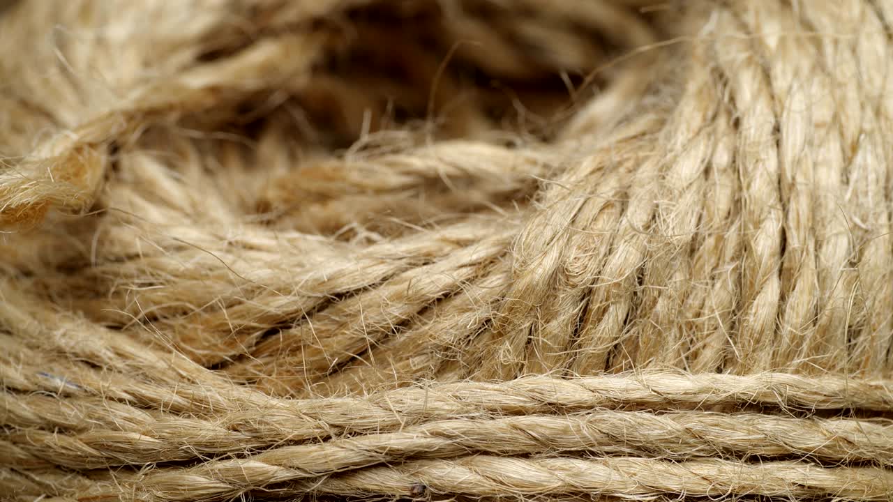 la bola de yute es un arpón rústico de cuerda.