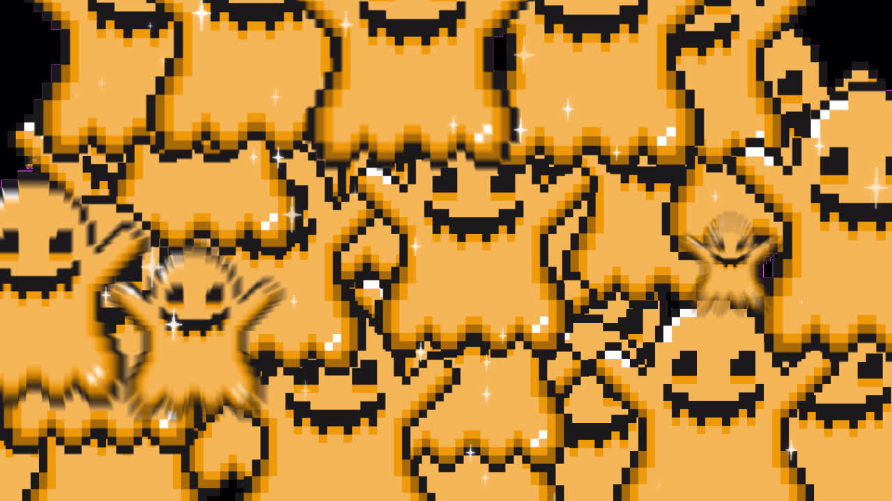 Pixel art pop up Halloween ghost Transitions. 1080p - 30 fps - Alpha Channel (12).mov
