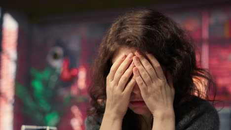 stock market expert being worried and disappointed with the stock market crash