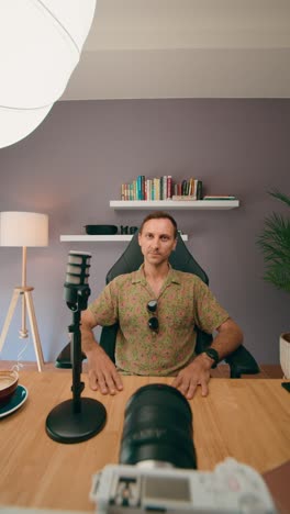 home studio setup for streaming, podcasting, and video production