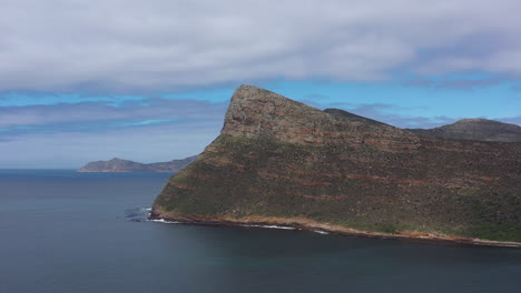 Cabo-De-Buena-Esperanza-Sudáfrica-Toma-Aérea-Día-Nublado