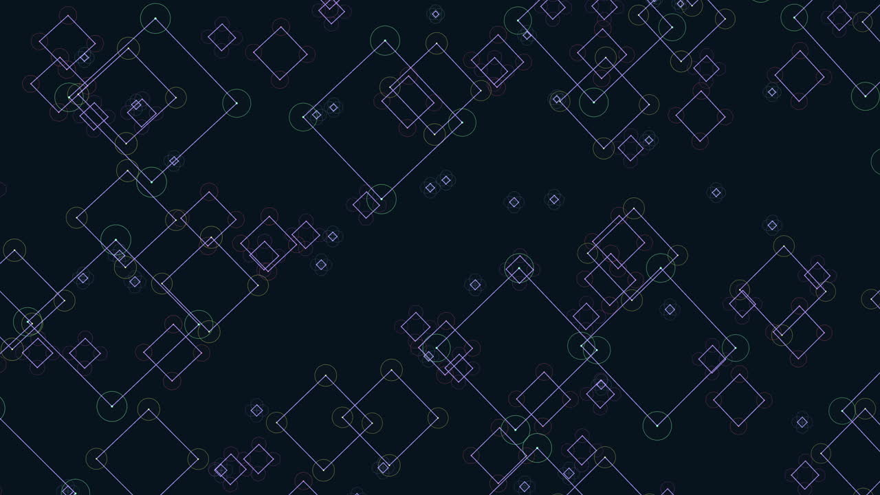 화려한 기하학적 격자 검은색과 파란색의 다이아몬드가 눈에 띄는 패턴으로