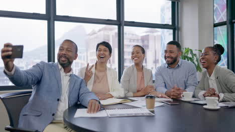 office, teamwork and business people with peace