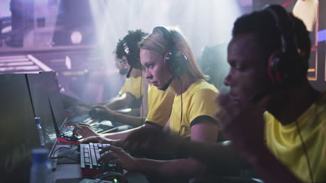 esports team competing in a tournament