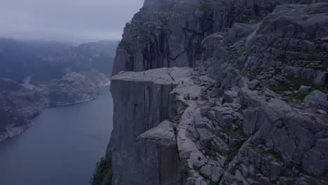 AERIAL:-Preikestolen-fjord-in-Norway