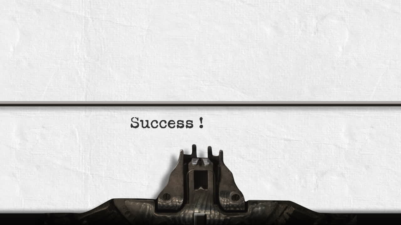 con una máquina de escribir