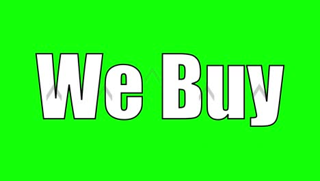buy sell sold commercial advertising - greenscreen chroma key ad overlay