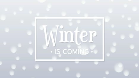 se acerca el invierno, fondo con texto. una navidad fría con nevadas. animación 2d. imágenes sin costuras 4k