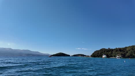 ksamil island sailing ionian sea albania summer trip holiday relaxation
