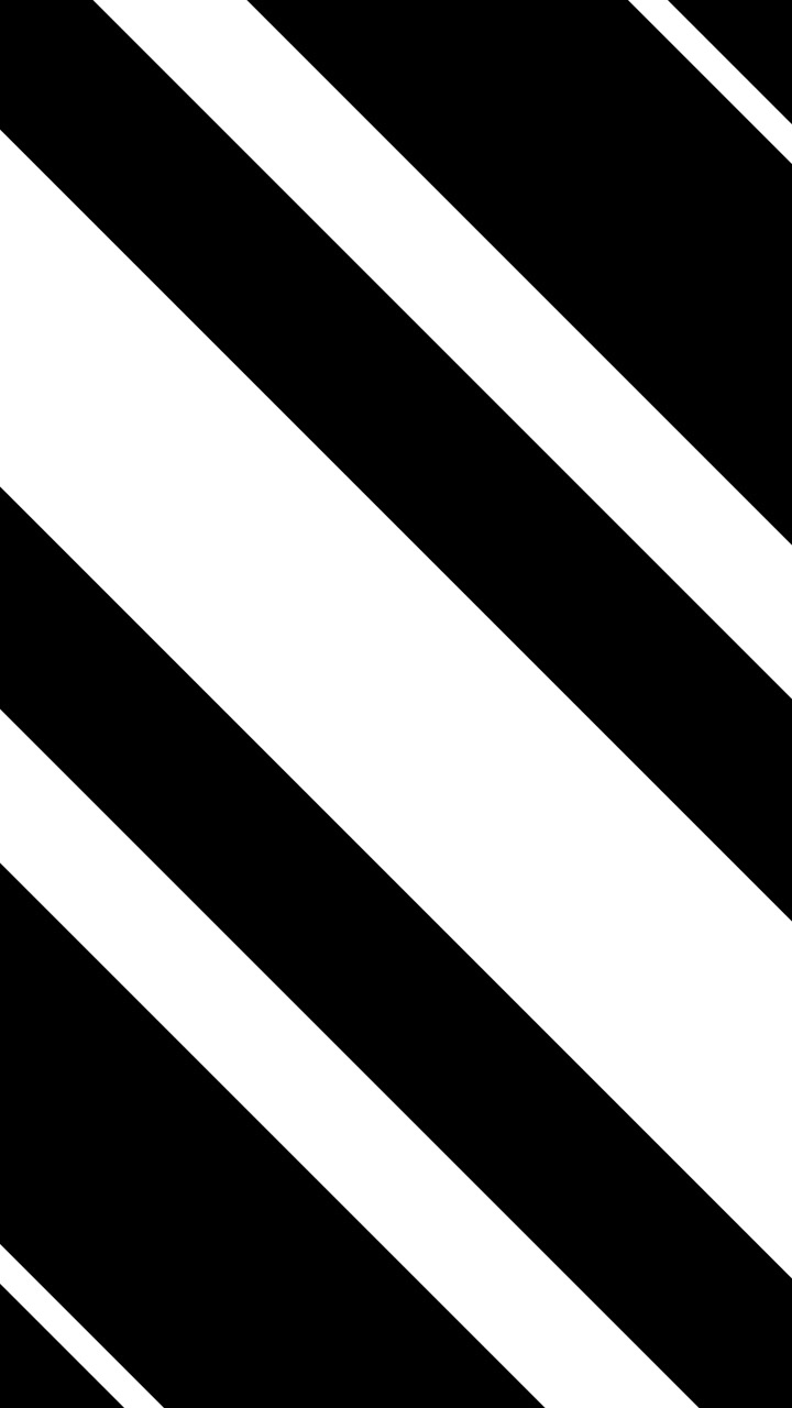 Grafica in movimento astratta con strisce diagonali bianche e nere