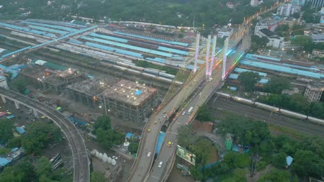 vista aérea de la estación de tren de nagpur