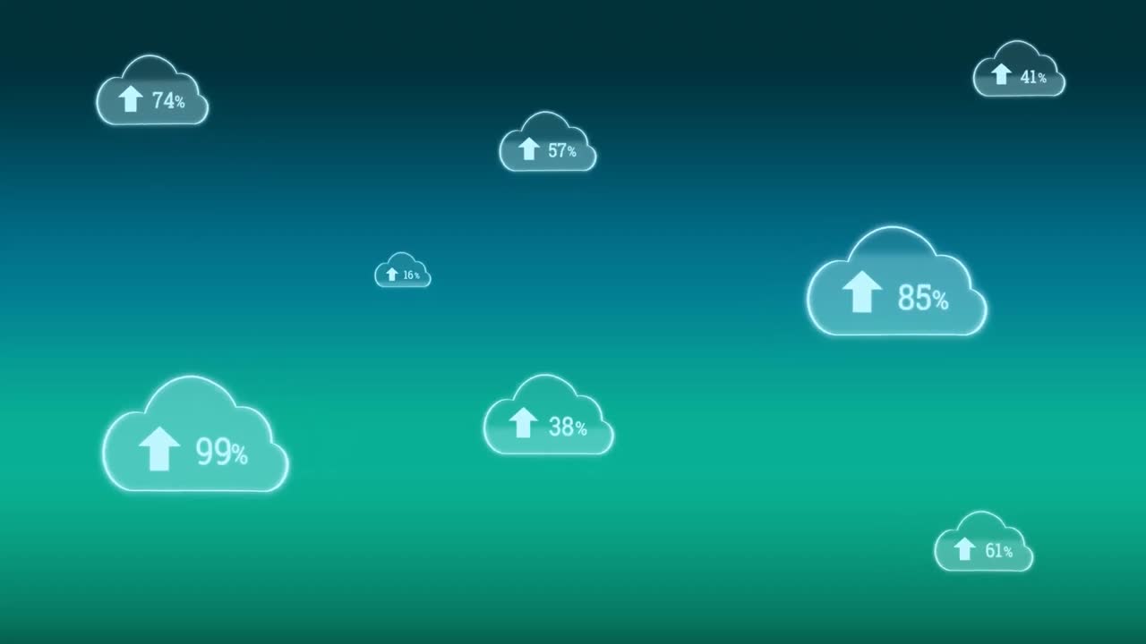 cargar nubes de progreso