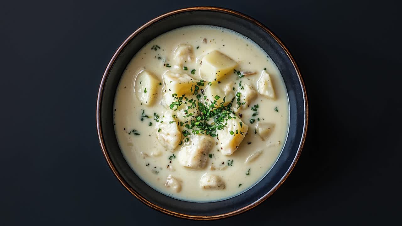 Sopa cremosa de patatas