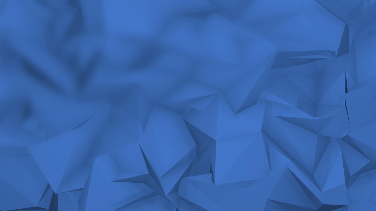 Abstract Blue Polygonal Background