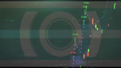 animation of data processing over scope scanning