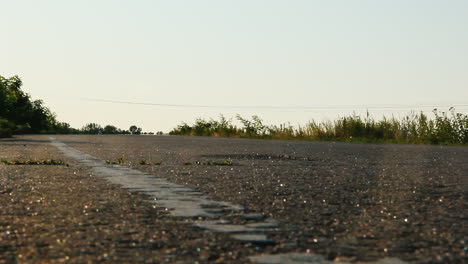 tiro estático - paseos en bicicleta en la carretera video hd