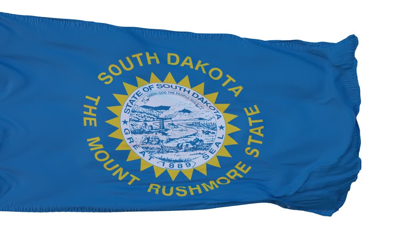 사우스 다코타 발: 고립 된 현실적 인 애니메이션, 원활한 루프, 4k