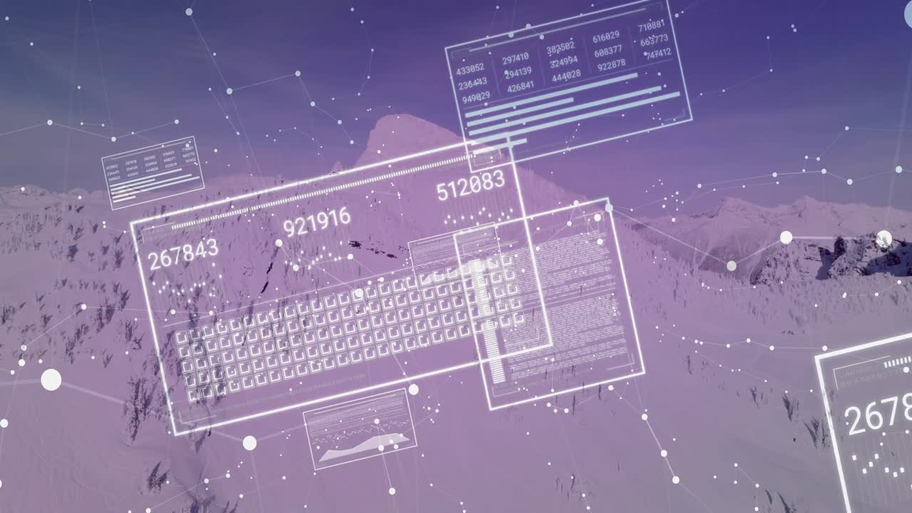 Opening aerial peaks causing HUD panels floating, sliding, rotating and updating live data