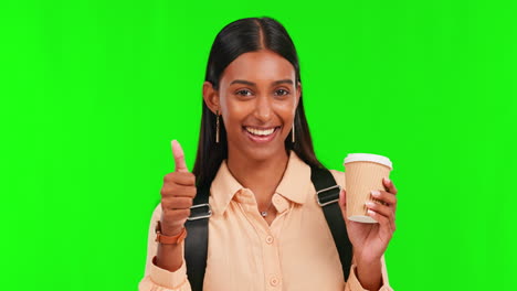 Green-screen,-Indian-woman