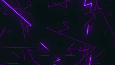futuristic purple lightning bolts in diagonal pattern on black background