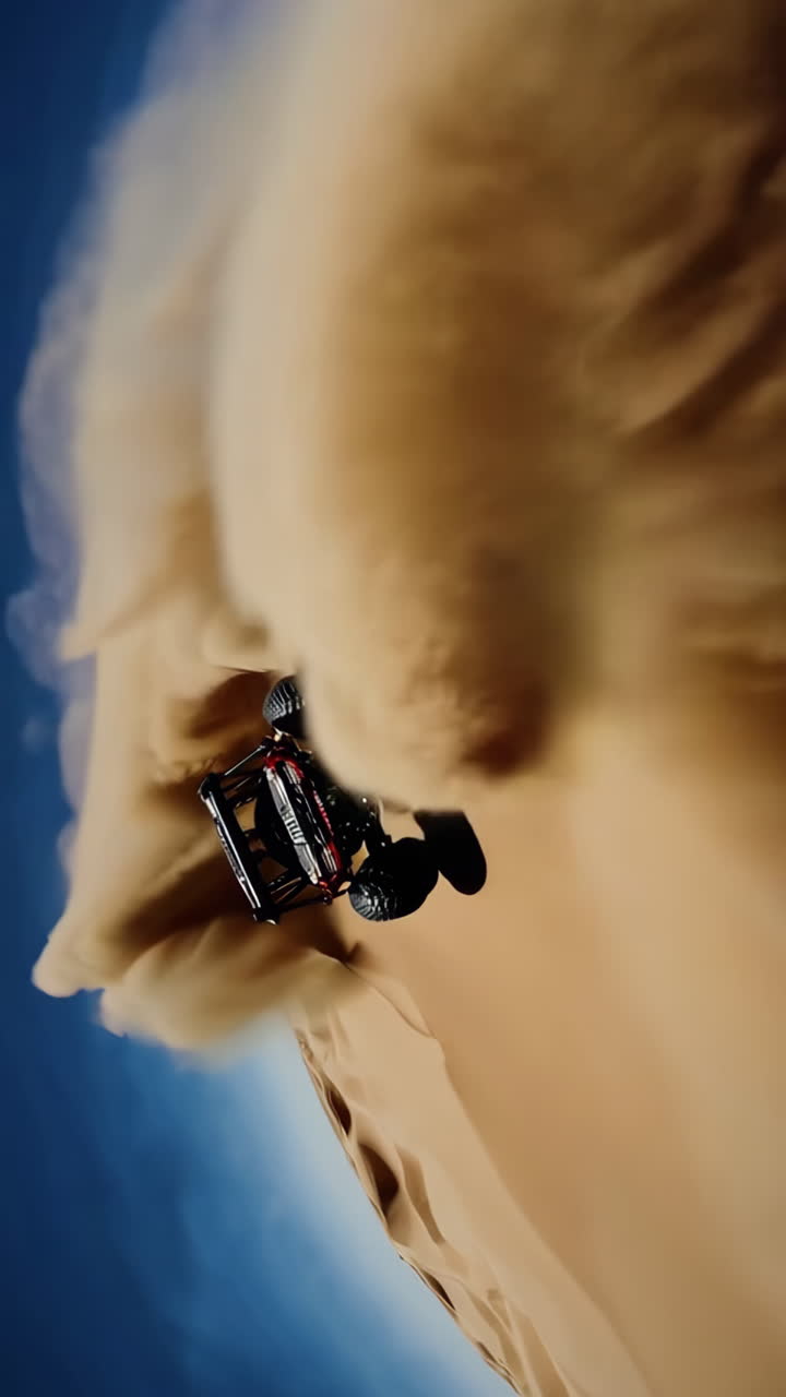 Fuoristrada su duna di sabbia