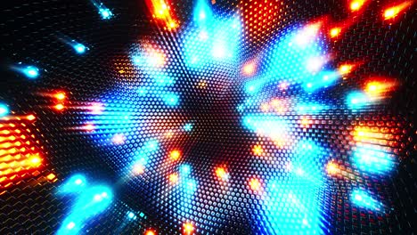 a colorful, abstract design with bright lights. looped animation