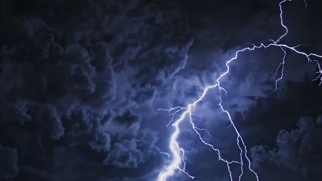 lightning storm at night