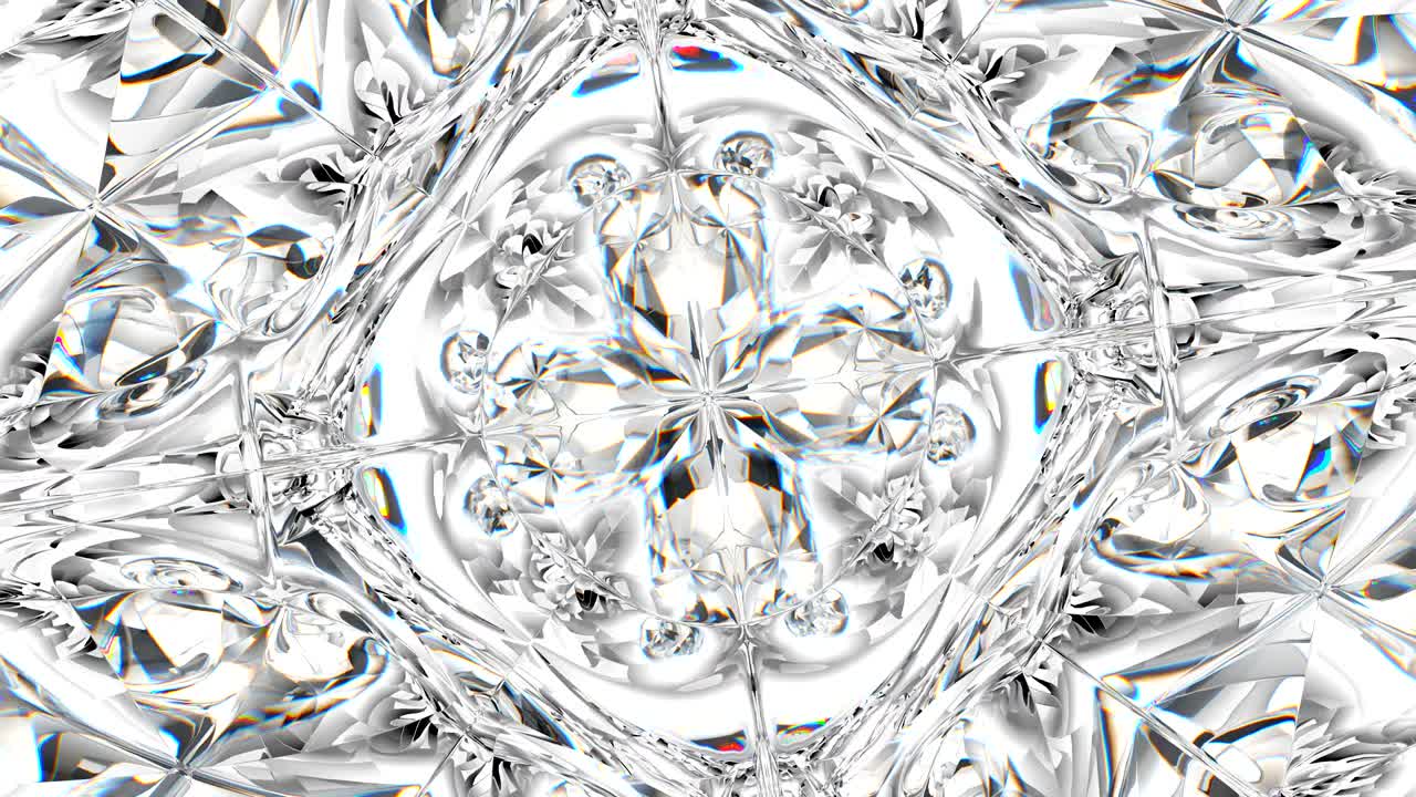 반이는 보석 매크로 회전 무결 루프 칼레도스코프