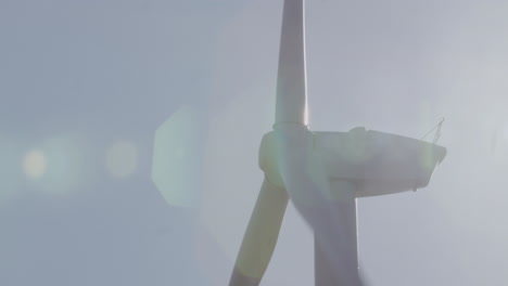 wind turbines, green technology, in a power plant in italy-4