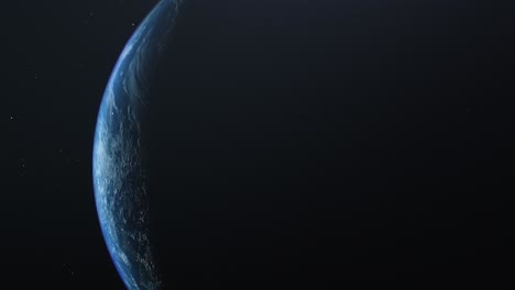 earth rotates on its axis from west to east - 3d representation of earth