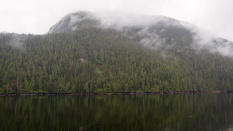 Fiordos-Brumosos-De-Alaska,-Bahía-Rudyerd