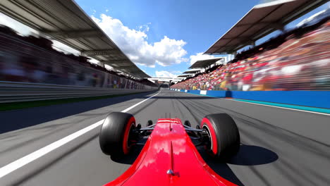 formula 1 race: fast laps on the track