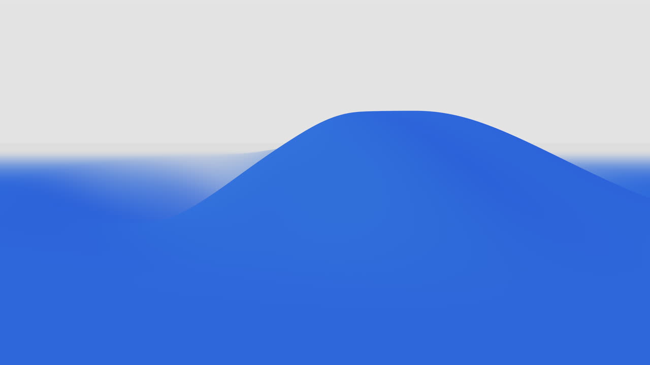 흰색 그라데이션에 액체와 우아함 푸른 파도