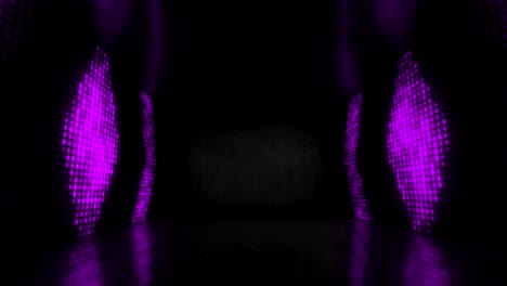 dicko stage led light dance - 4k stock video - loop