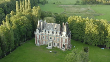 Tiro-Aéreo-Del-Castillo-Renacentista-Francés-Con-Dron