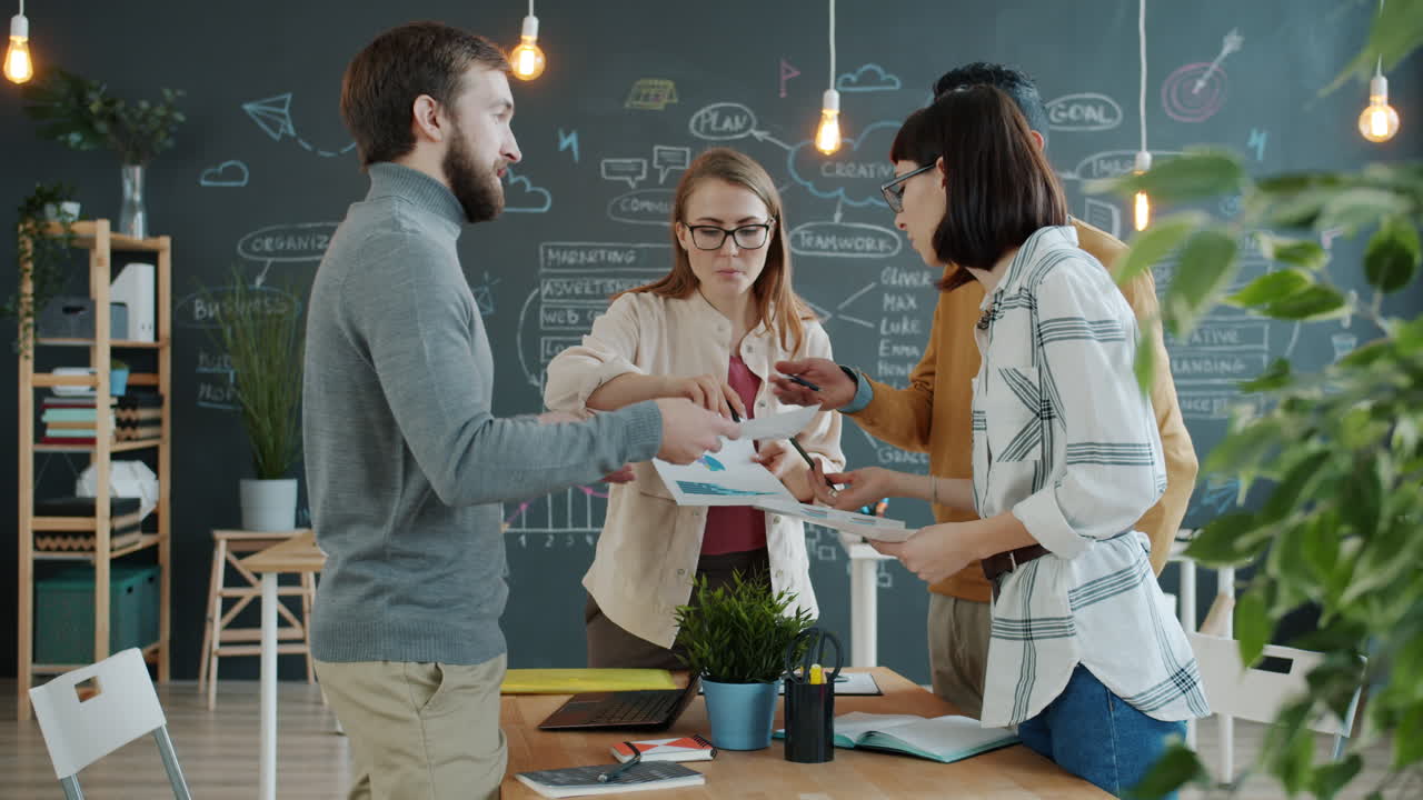 reunión del equipo de negocios