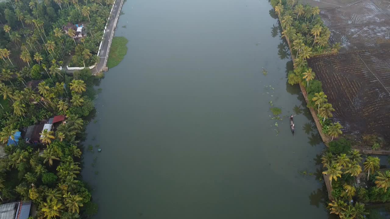 Beautiful canals from Kerala, India