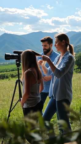 filming outdoors